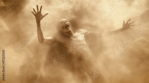 Ashen Horror: The Terrifying Dust Zombie