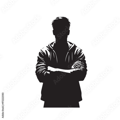 Businesspeople vector silhouette. Businessman and women vector design.