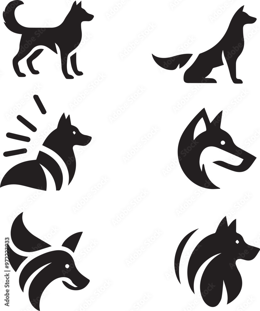 Creative Dog Vector Graphics Creative Dog Vector Graphics