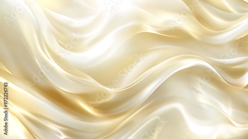 Luxury gold background with beige and white gradient color. Generative Ai