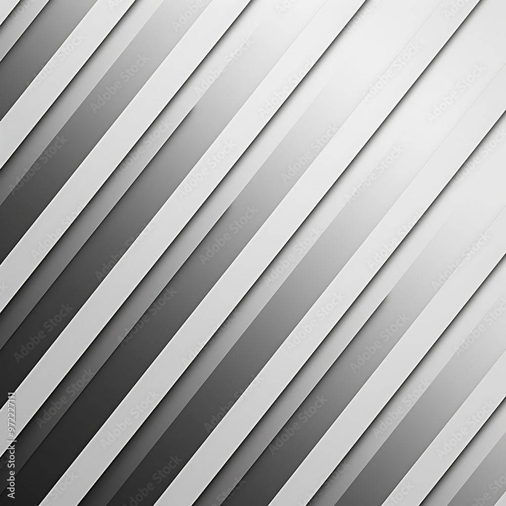 Obraz premium A minimalist background with thin, evenly spaced black and gray diagonal stripes on a white surface, creating a subtle yet stylish pattern. 8k UHD, suitable for high-quality printing or digital 