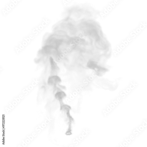 smoke on transparent background