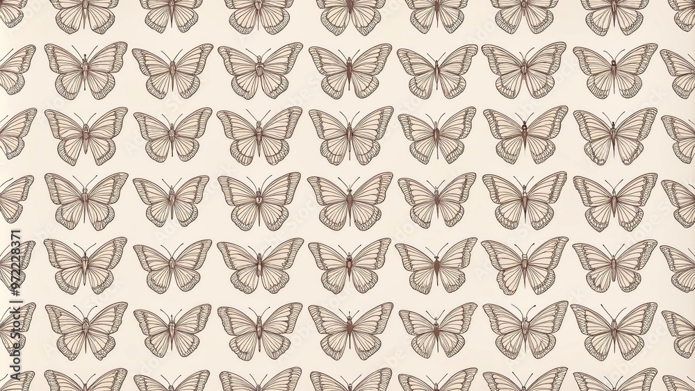 Fototapeta premium butterfly pattern design for cloth or gift wrapping paper