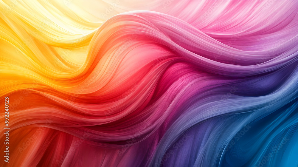 Obraz premium Abstract Colorful Waves Background Texture