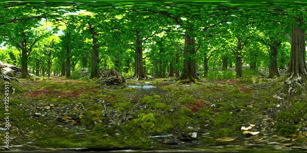 A Serene Journey Through a Lush, Enchanting Forest Wonderland A Serene Journey Through a Lush, Enchanting Forest Wonderland