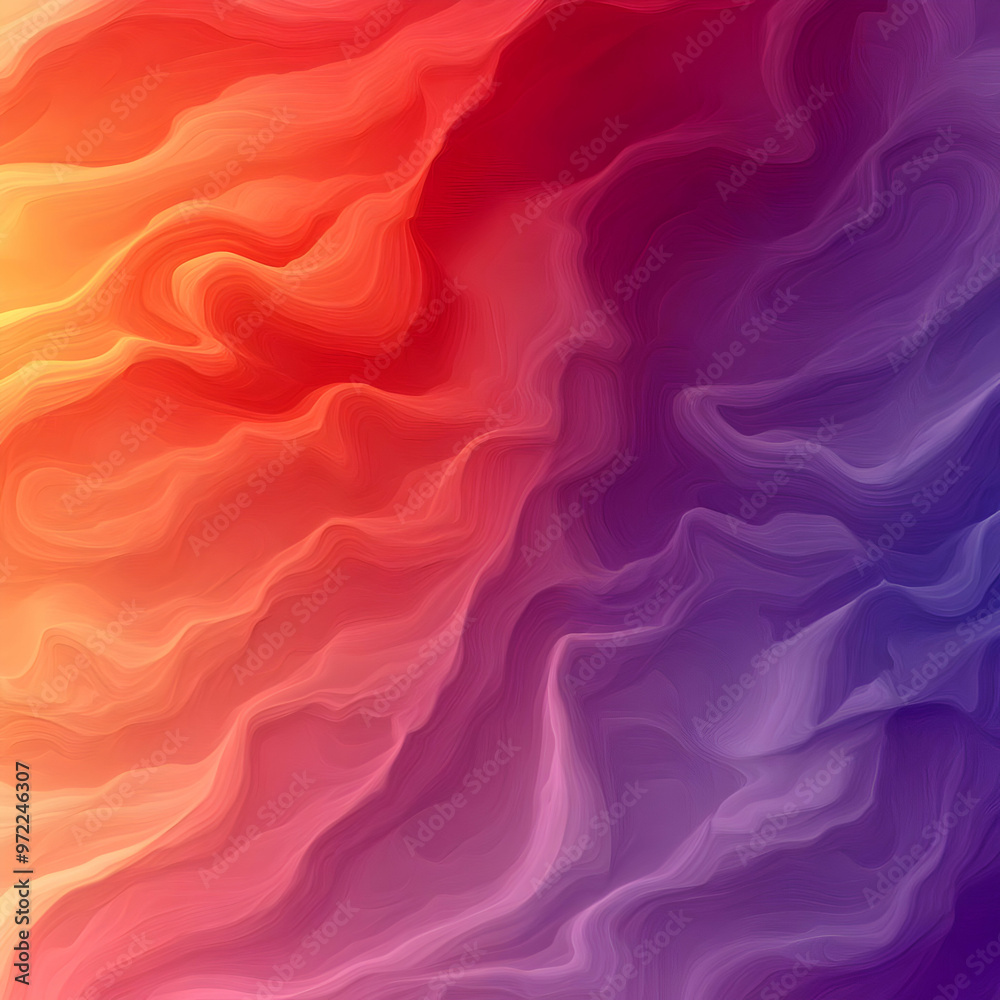Obraz premium Abstract Purple Red Orange Gradient Swirls Background Pattern
