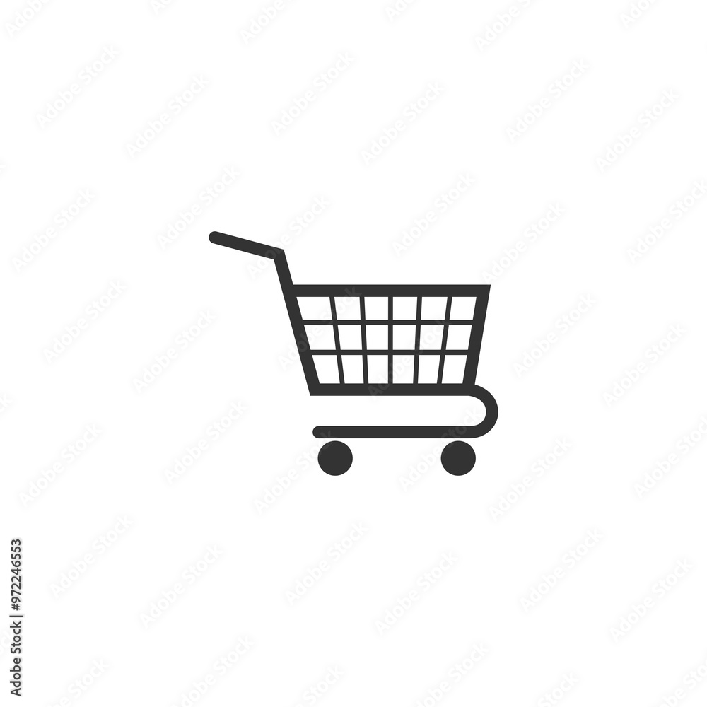 Shopping Cart icon isolated on transparent background Shopping Cart icon isolated on transparent background