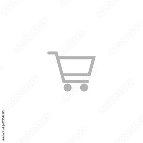 Shopping Cart icon isolated on transparent background