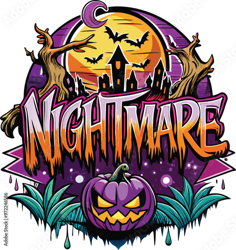 halloween background with bats