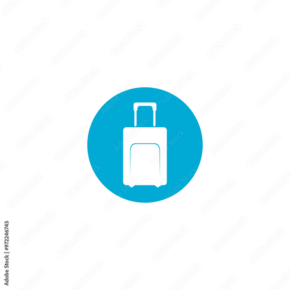Bag tourist web icon isolated on transparent background Bag tourist web icon isolated on transparent background