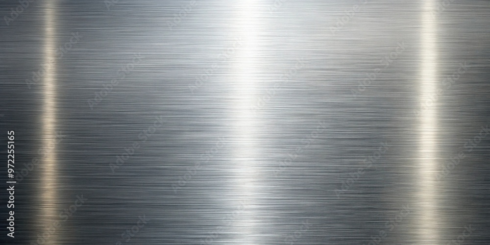 Close-up detail of metal surface with brushed texture and light reflections Close-up detail of metal surface with brushed texture and light reflections