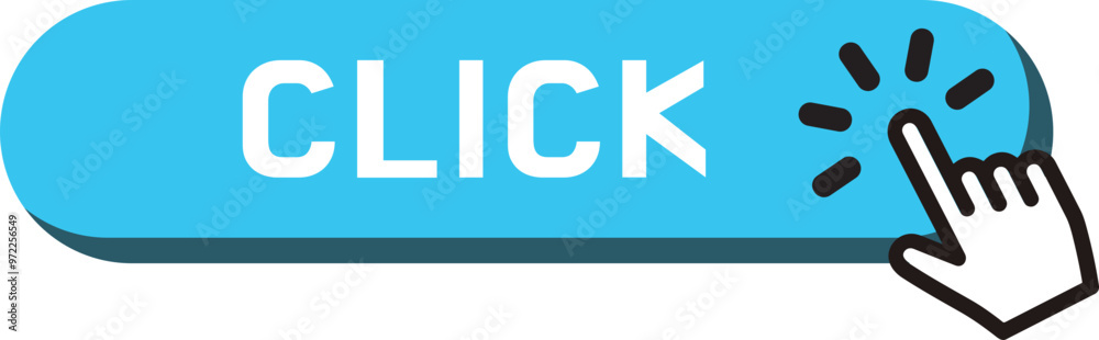 Click Here Button with pointer clicking. Web button set. Click button. Clicking the icon. Action button click here with click cursor. Vector illustration Click Here Button with pointer clicking. Web button set. Click button. Clicking the icon. Action button click here with click cursor. Vector illustration