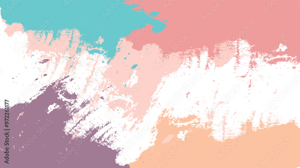 ABSTRACT BACKGROUND FLAT PASTEL COLOR WITH BRUSH DESIGN VECTOR TEMPLATE FOR WALLPAPER, COVER DESIGN, HOMEPAGE DESIGN ABSTRACT BACKGROUND FLAT PASTEL COLOR WITH BRUSH DESIGN VECTOR TEMPLATE FOR WALLPAPER, COVER DESIGN, HOMEPAGE DESIGN