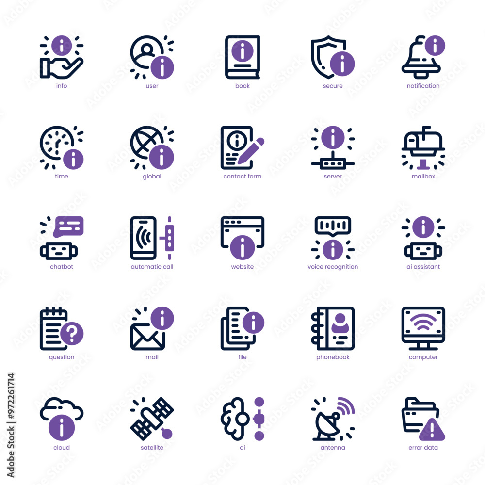 Info Center icon pack for your website, mobile, presentation, and logo design. Info Center icon dual tone design. Vector graphics illustration and editable stroke. Info Center icon pack for your website, mobile, presentation, and logo design. Info Center icon dual tone design. Vector graphics illustration and editable stroke.
