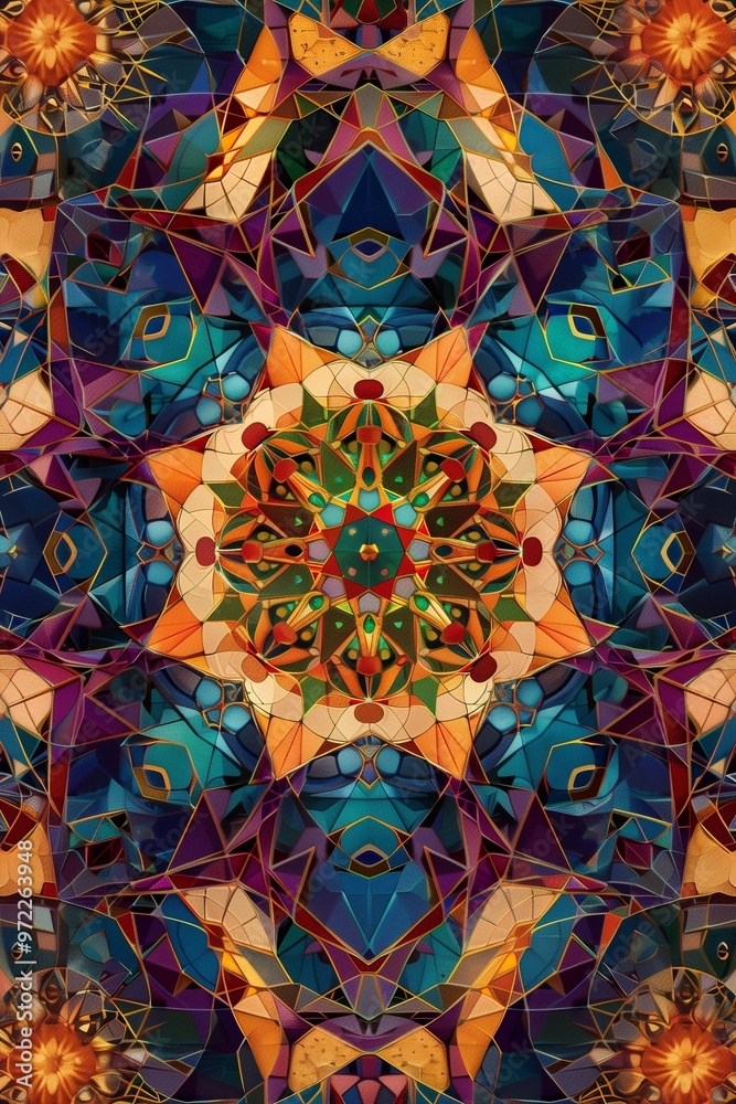 Fototapeta premium abstract kaleidoscope background