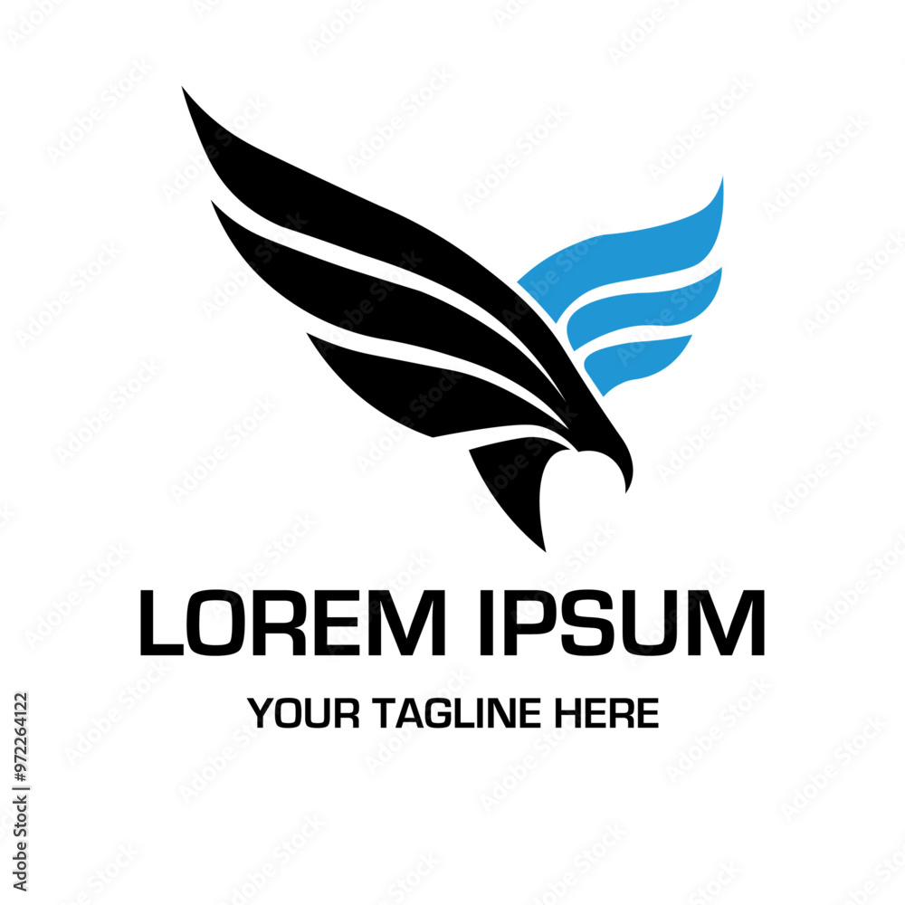 Fototapeta premium logo bird logo vector