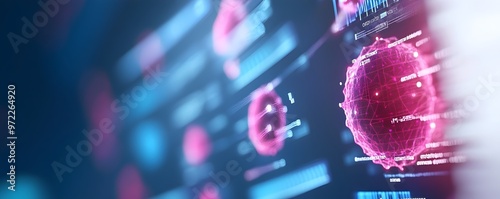 Wallpaper Mural AI-Driven Health Data Visualization and Precision Oncology - Advanced Collaborative Healthcare Platforms for Adaptive Learning Systems and Strategic Health Management Torontodigital.ca