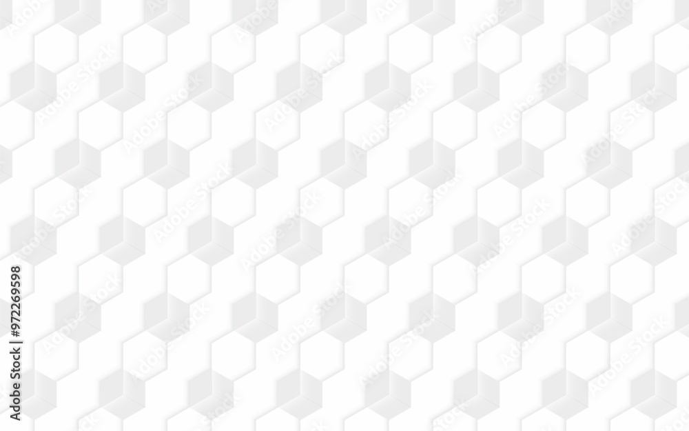 Abstract hexagonal geometric white background Abstract hexagonal geometric white background