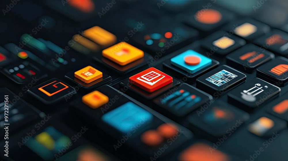 Floating 3D icons showing cost categories in business, with plenty of space for text. Floating 3D icons showing cost categories in business, with plenty of space for text.