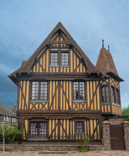 The Typical village of Beuvron en auge, Normandy, France. High quality photo