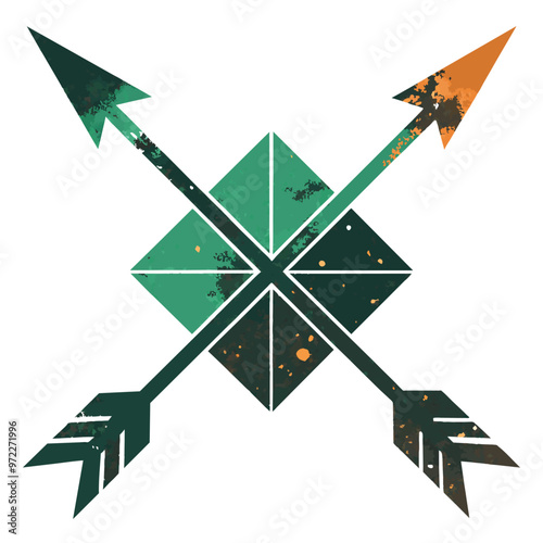 Arrow icon and directional symbols design elements of movement, progress, or orientation