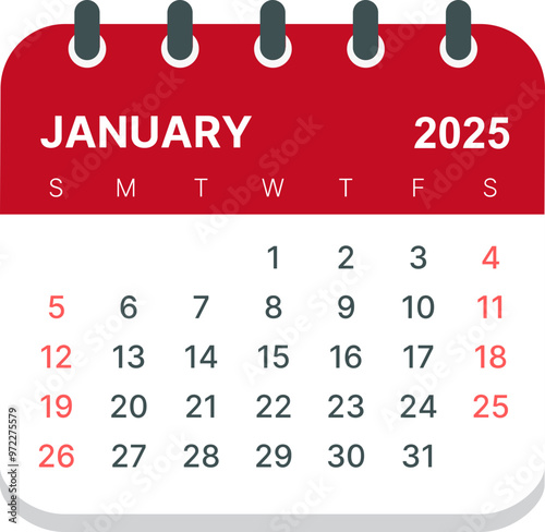 2025 calender-January	
