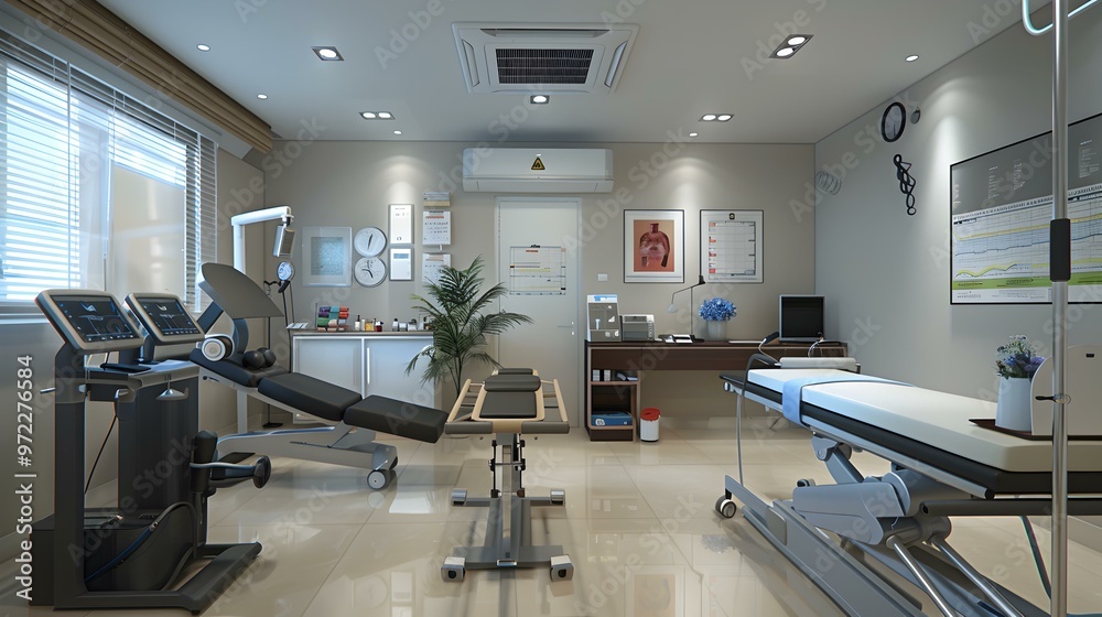 Fototapeta premium Modern Medical Office Interior Design Examination Room