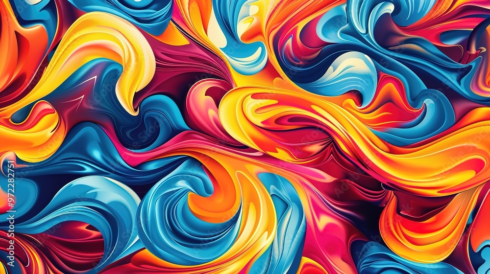 Abstract art seamless pattern wallpaper