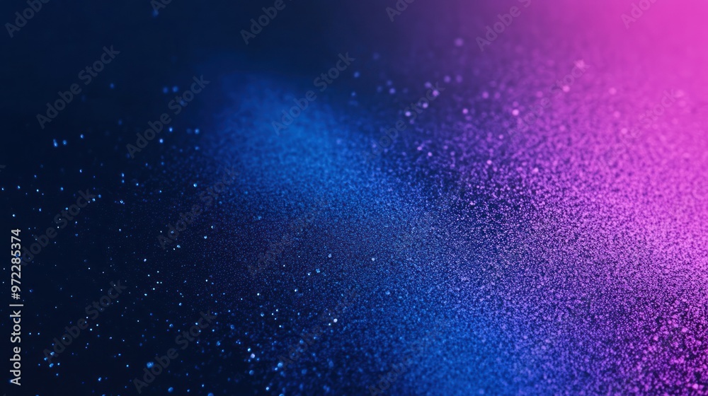 Abstract gradient of blue and pink hues with sparkling particles creating a dreamy atmosphere. Abstract gradient of blue and pink hues with sparkling particles creating a dreamy atmosphere.