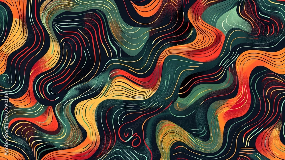 Abstract motifs pattern wallpaper Abstract motifs pattern wallpaper