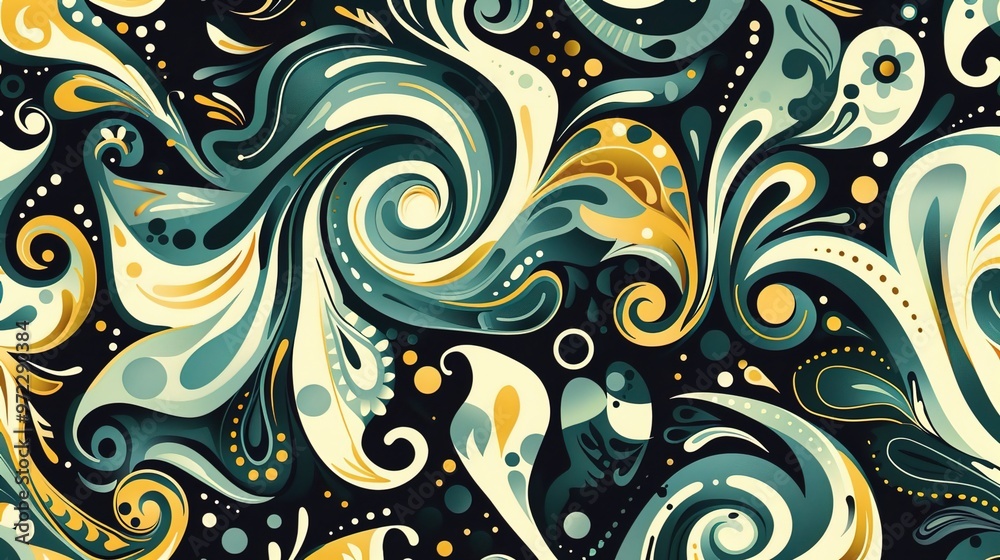 Abstract motifs pattern wallpaper Abstract motifs pattern wallpaper