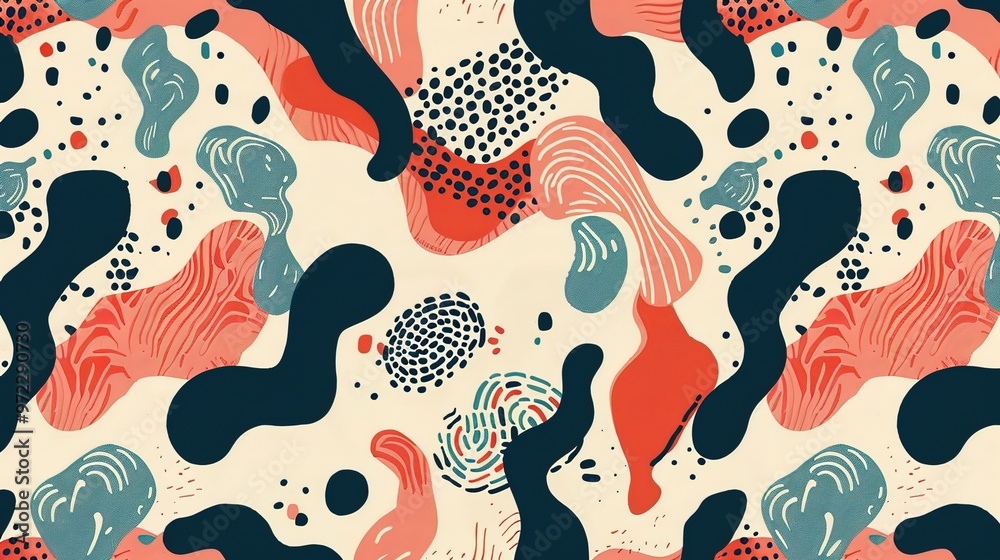 Abstract motifs pattern wallpaper Abstract motifs pattern wallpaper