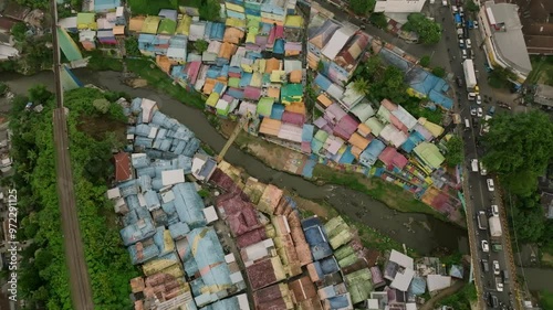 Jodipan Village Malang Drone (Java - Indonesia) photo