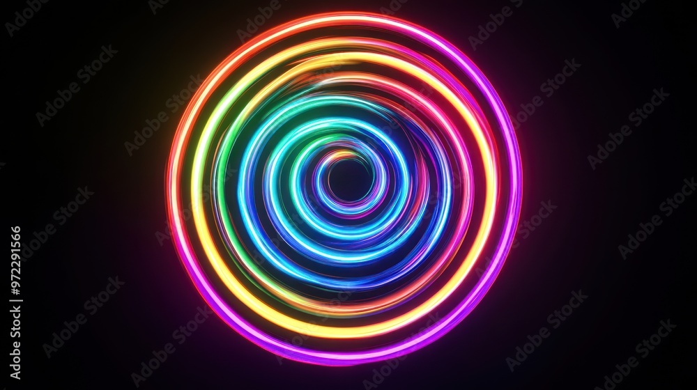 swirling tunnel of rainbow colors swirling tunnel of rainbow colors