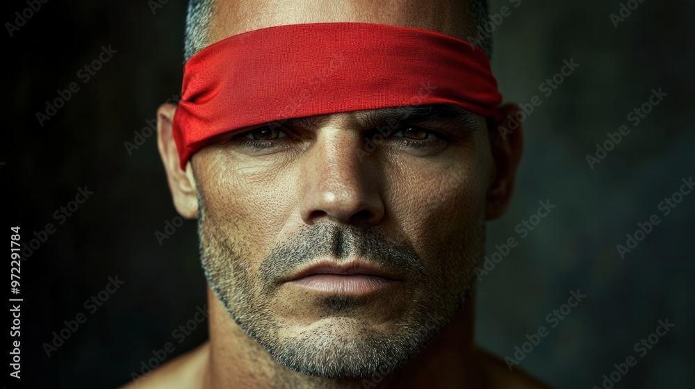 Blindfolded Man Blindfolded Man