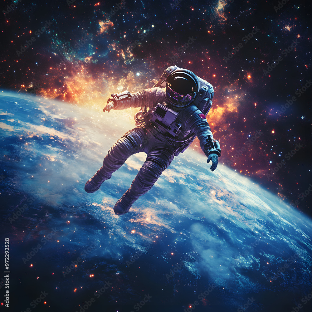 graphics of space, planets, and astronauts on a white background. graphics of space, planets, and astronauts on a white background.