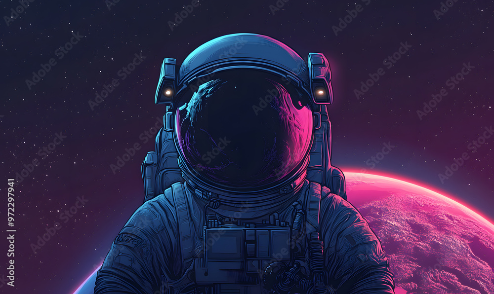 graphics of space, planets, and astronauts on a white background. graphics of space, planets, and astronauts on a white background.