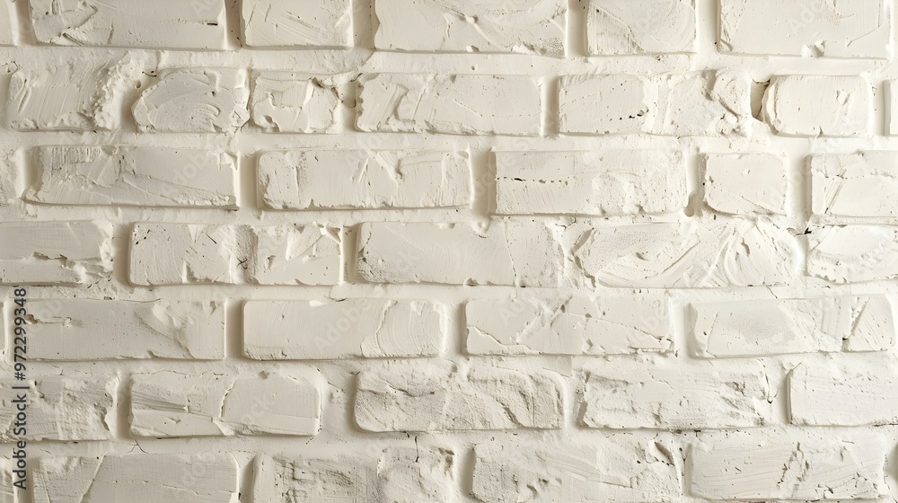 Fototapeta premium White Brick Wall Texture Background Image