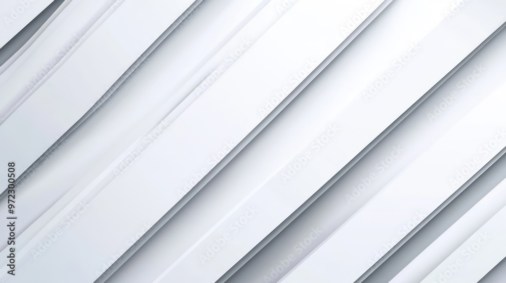 Abstract white background with layered geometric shapes creating depth and texture. Abstract white background with layered geometric shapes creating depth and texture.