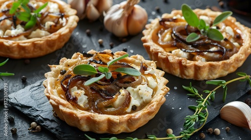 Caramelized Onion and Goat Cheese Tartlets A Savory Delight