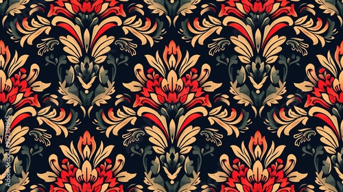 Bold pattern wallpaper