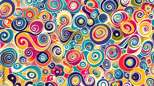 Bold pattern wallpaper