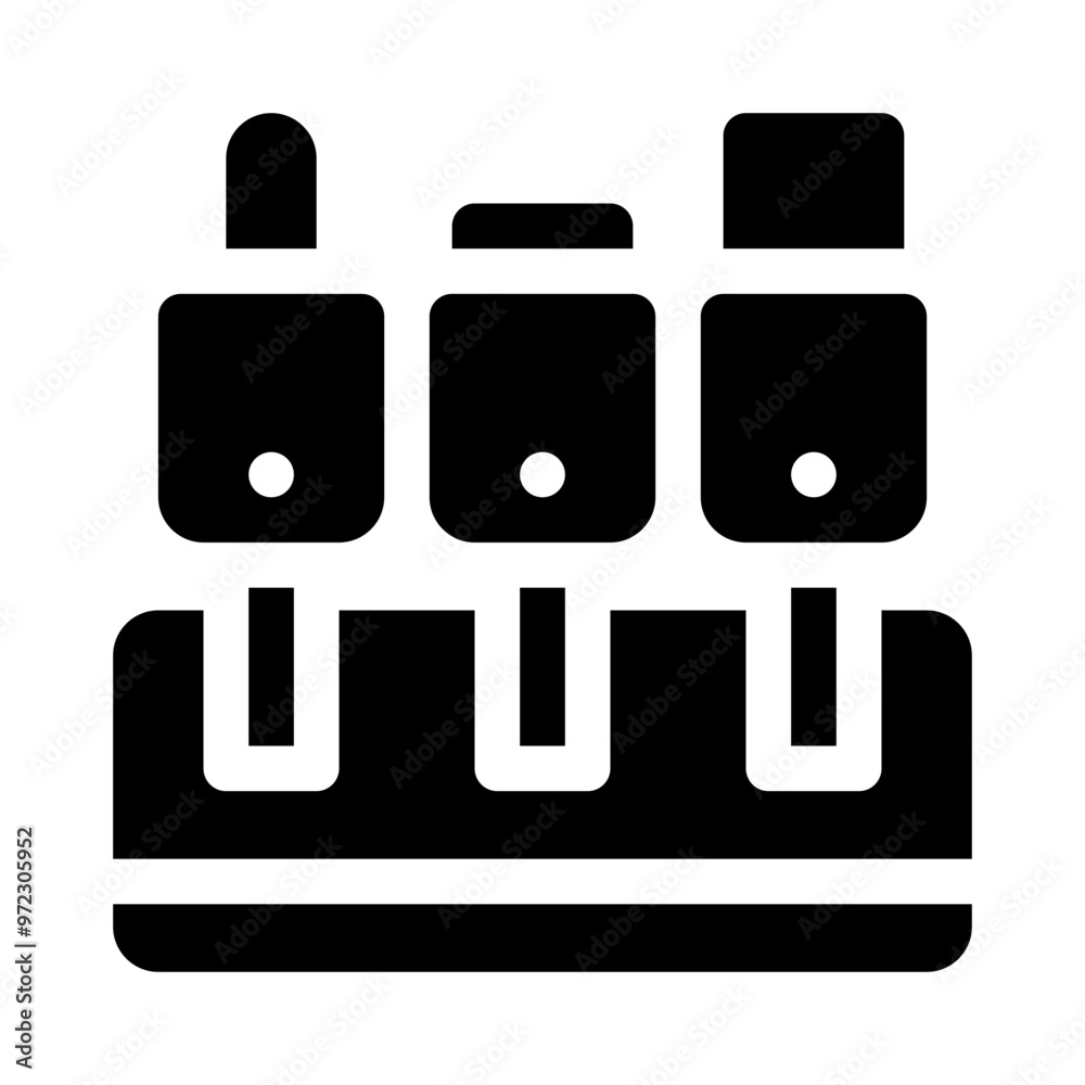 Cable Management glyph icon Cable Management glyph icon