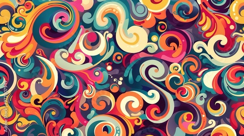 colourful seamless pattern wallpaper