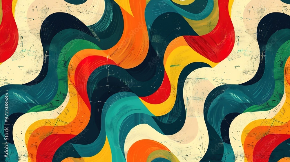 Retro pattern seamless wallpaper Retro pattern seamless wallpaper