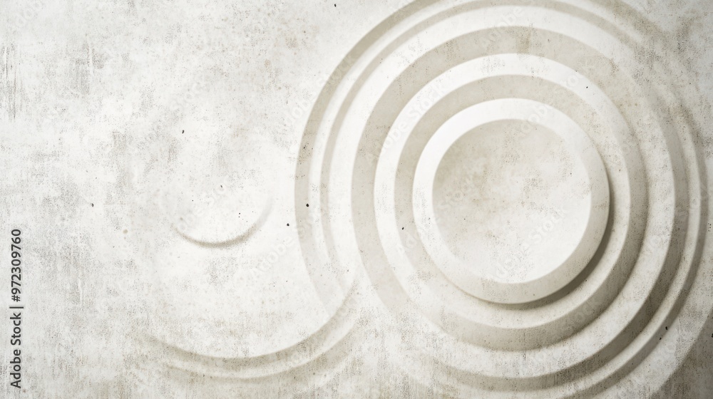Abstract design featuring concentric circular patterns in soft beige tones. Abstract design featuring concentric circular patterns in soft beige tones.