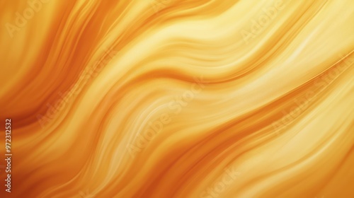 A vibrant abstract swirl of warm orange hues creating a sense of movement and light.