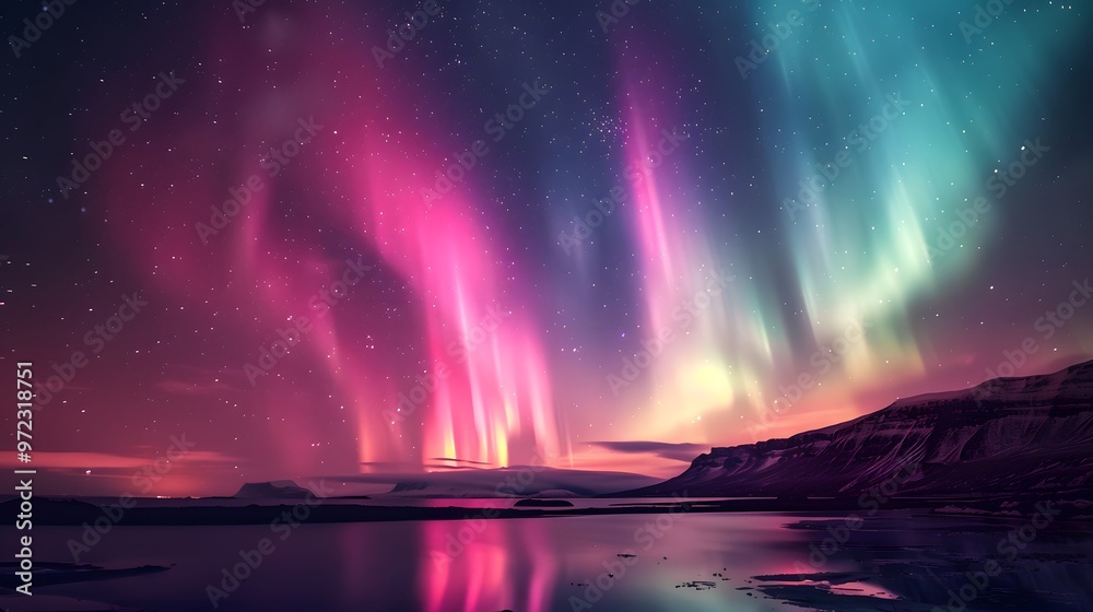 Aurora Borealis: The Northern Lights dancing across the night sky in vibrant colors.
Aurora Borealis: The Northern Lights dancing across the night sky in vibrant colors.