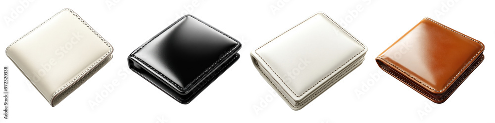3D icon of a wallet with transparent background. 3D icon of a wallet with transparent background.