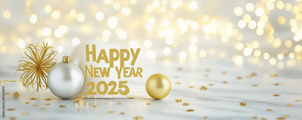 Elegant 'Happy New Year 2025’ Celebration Theme